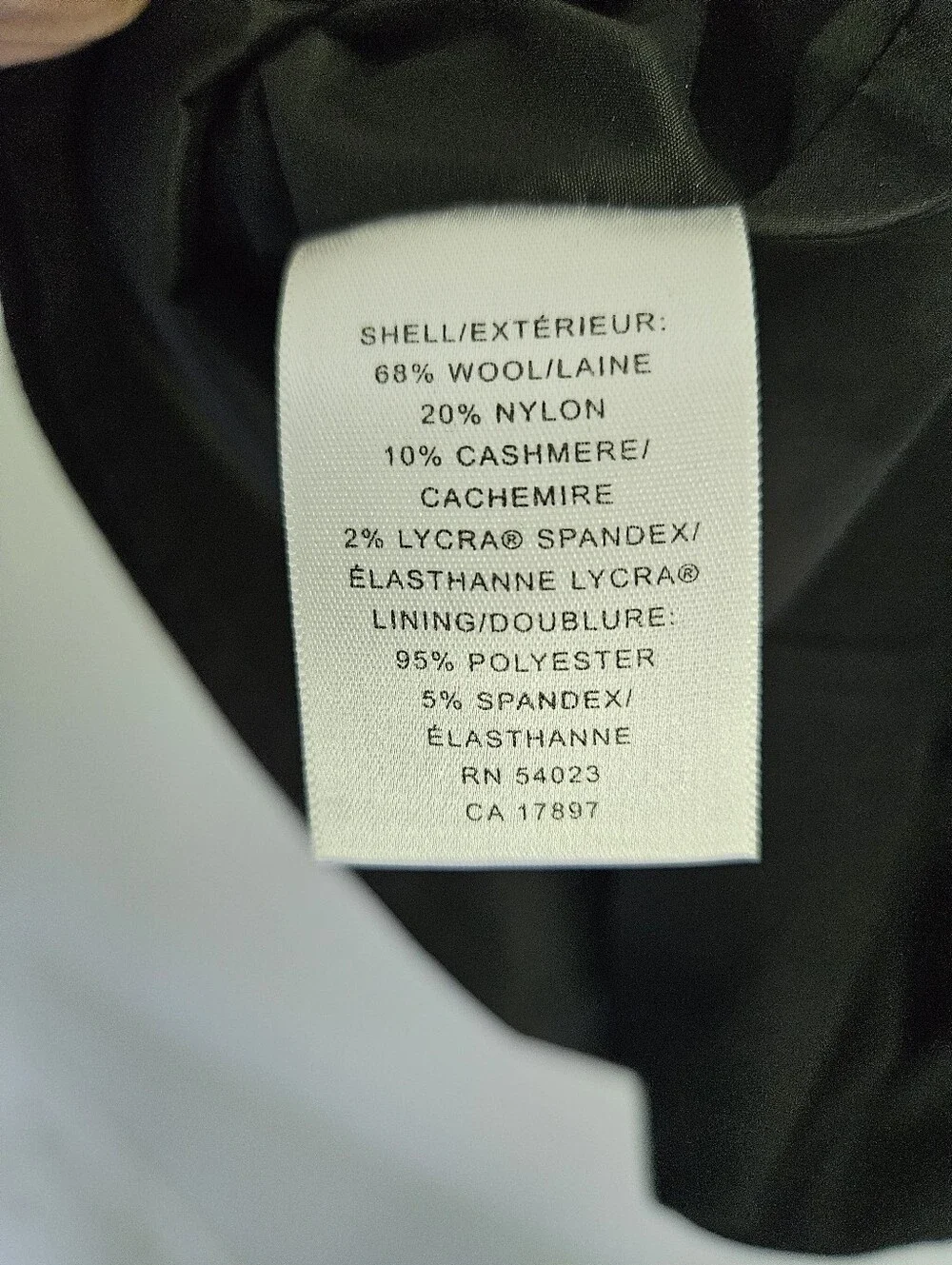 Banana Republic Wool Cashmere Blend Mini Skirt Black